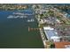 Beautiful aerial showing proximity to the water, boat docks, and convenient parking at 540 Firefly Ln, Apollo Beach, FL 33572