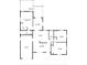Detailed floor plan showcasing the layout of the home at 5533 Golden Nugget Dr, Holiday, FL 34690
