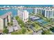 Waterfront condo complex boasts lush landscaping, covered parking, tennis courts, and beautiful views at 660 Island Way #206 # 206, Clearwater, FL 33767