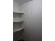 Walk-in pantry with shelving at 8220 12Th N Way # H, St Petersburg, FL 33702