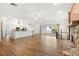 Spacious living room with fireplace and hardwood floors at 859 Harbor Hill Dr, Safety Harbor, FL 34695