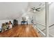 Bright bonus room is a versatile space, great for office, recreation, or storage at 859 Patterson Dr, Sarasota, FL 34234