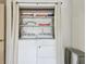 Laundry closet with washer and dryer at 859 Patterson Dr, Sarasota, FL 34234