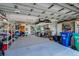 Spacious garage with plenty of storage space and room for vehicles at 11082 90Th Ter, Seminole, FL 33772
