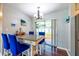 Bright dining room with view to the screened lanai at 11398 88Th Ave, Seminole, FL 33772