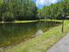 Relaxing pond view with a gazebo and natural landscaping, perfect for outdoor enjoyment and relaxation at 1281 Pine Ridge E Cir # B1, Tarpon Springs, FL 34688