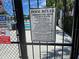 Pool Rules Sign: Swimming pool hours are from 8:00 AM to 10:00 PM at 1281 Pine Ridge E Cir # B1, Tarpon Springs, FL 34688