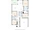 Detailed floor plan showcasing the layout of the home's rooms and spaces at 13111 Fruitville Way, Riverview, FL 33579