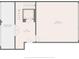 Floor 1 floor plan featuring a screened porch, foyer, and garage spaces at 1340 Bayshore Blvd # 502, Dunedin, FL 34698