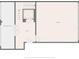 Floor 1 floor plan featuring a screened porch, foyer, and garage spaces at 1340 Bayshore Blvd # 502, Dunedin, FL 34698