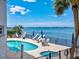 Beautiful waterfront property with a stunning community pool and hot tub at 1340 Bayshore Blvd # 502, Dunedin, FL 34698