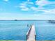 Stunning view of the ocean from a private boat dock at 1340 Bayshore Blvd # 502, Dunedin, FL 34698