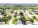 Expansive aerial view of a suburban neighborhood featuring tree-lined streets and well-maintained homes at 1423 Birchstone Ave, Brandon, FL 33511