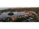 Panoramic aerial view showcasing the stunning landscape with Tampa skyline in the background at 243 Snell Isle Ne Blvd, St Petersburg, FL 33704