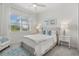 Serene bedroom with a comfortable bed, stylish furnishings, and a bright window at 271 Monet Trl, Bradenton, FL 34212