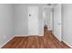 Empty bedroom with wood floors and ample closet space at 4111 Whiting Se Dr, St Petersburg, FL 33705
