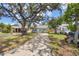 Charming home with a well-maintained front yard, driveway, and mature trees providing shade at 4870 47Th N Ave, St Petersburg, FL 33714