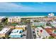 Aerial view of complex, ocean, beach, and other businesses nearby at 505 67Th Ave # 11, St Pete Beach, FL 33706