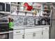 Close-up of the white countertops and stainless steel appliances at 505 67Th Ave # 11, St Pete Beach, FL 33706