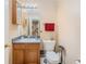Compact bathroom with a vanity and essential fixtures at 5501 67Th N Ave # 11, Pinellas Park, FL 33781