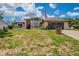 Stunning single Gathering home with a large front yard and an American flag at 6123 India Dr, Spring Hill, FL 34608