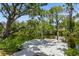 Private dock on the canal, surrounded by lush greenery, offering a serene waterfront experience at 9107 Brunswick Ln, Tampa, FL 33615