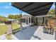 View of the covered driveway that provides ample space for parking and protection from the elements at 1010 E Fern St, Tampa, FL 33604
