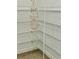 Pantry with wire shelving and hanging wire baskets providing lots of storage at 10864 Banyan Breeze Blvd, Land O Lakes, FL 34638