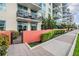 Building exterior showcasing private patios at 1120 E Kennedy Blvd # 912, Tampa, FL 33602