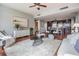 Spacious living area showcasing open access to the kitchen and dining space, with contemporary furnishings at 1120 E Kennedy Blvd # 912, Tampa, FL 33602