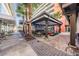 Charming outdoor seating area with tables and chairs, perfect for dining and enjoying the surroundings at 1120 E Kennedy Blvd # 912, Tampa, FL 33602