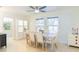 Light-filled dining room featuring a modern table setting and elegant decor at 113 Maplewood Ave, Clearwater, FL 33765
