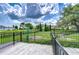 Well-maintained dog park with separate areas for large and small dogs, ensuring a safe play environment at 11619 Cambium Crown Dr, Riverview, FL 33569