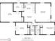 A detailed floor plan showcasing the layout of the home, including room dimensions and features at 121 28Th N Ave, St Petersburg, FL 33704