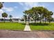 A landscaped park featuring pergolas, seating, and views of the waterfront at 121 28Th N Ave, St Petersburg, FL 33704