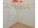 White walk-in closet with wire shelving, clothes hangers, robe, carpeted floors, and accessories at 13548 Tropical Breeze Way, Hudson, FL 34669