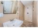 A bathroom with tile flooring and walk-in shower at 2003 Whispering Pines St, Largo, FL 33774