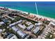 Beautiful aerial view of the community and beach at 208 Haven Beach Ct, Indian Rocks Beach, FL 33785