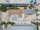 Property featuring an aerial view, highlighting the roof and the surrounding landscape at 30 Gulf Blvd, Indian Rocks Beach, FL 33785