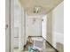 Unfinished area in the basement with an 