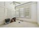 Bedroom featuring a ceiling fan and window with mini blinds at 30 Gulf Blvd, Indian Rocks Beach, FL 33785
