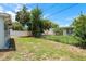 A spacious back yard offers plenty of room for outdoor activities and entertainment at 3547 Morley Dr, New Port Richey, FL 34652