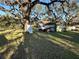The backyard features mature trees and lots of green space at 4009 N 15Th St, Tampa, FL 33610