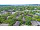 Aerial view of property nestled among mature landscaping at 4012 Tumble Wood Trl # 104, Tampa, FL 33613