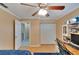 Bedroom with a built-in desk and good lighting at 4085 105Th N Ave, Clearwater, FL 33762