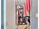 Organized walk-in closet with ample storage space for clothes and accessories at 4085 105Th N Ave, Clearwater, FL 33762