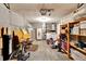 View of the house's garage showing storage, laundry, mechanicals, and recreational equipment at 4085 105Th N Ave, Clearwater, FL 33762