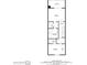 Floor plan showcasing primary bedroom, walk-in closet, bath, hall, and bedroom for a sense of the home's design at 505 Sandy Hook Rd # 505, Treasure Island, FL 33706