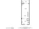 Floor plan showcasing the layout of the home, including living room, dining area, kitchen, balcony, and powder room at 505 Sandy Hook Rd # 505, Treasure Island, FL 33706