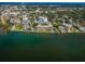 Panoramic aerial view showcasing the stunning waterfront condo complex, city and surrounding areas at 55 Rogers St # 502, Clearwater, FL 33756